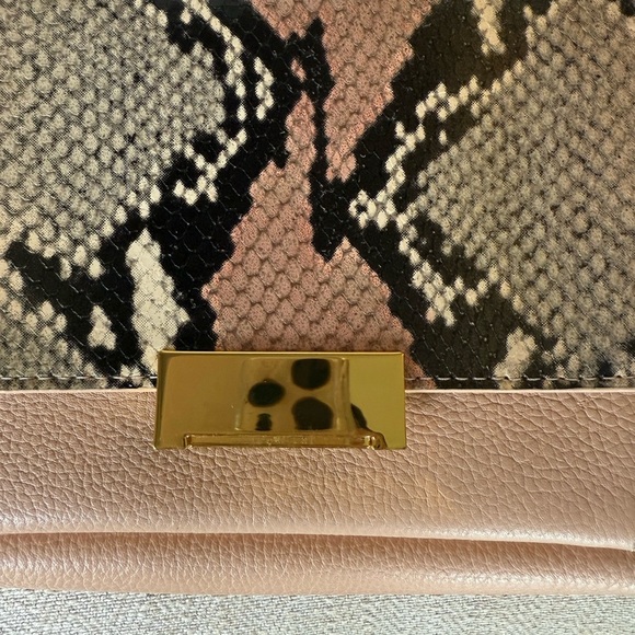 GiGi New York Pink Snake Print Crossbody Bag - Picture 3 of 8